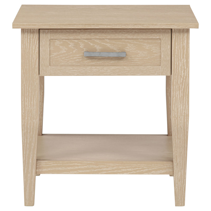 Lindenton 1-drawer Wood Occasional Side End Table Blonde