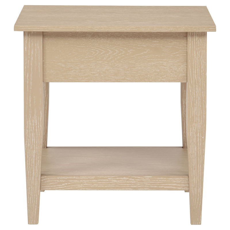 Lindenton 1-drawer Wood Occasional Side End Table Blonde