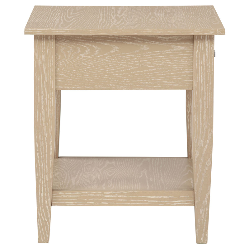 Lindenton 1-drawer Wood Occasional Side End Table Blonde