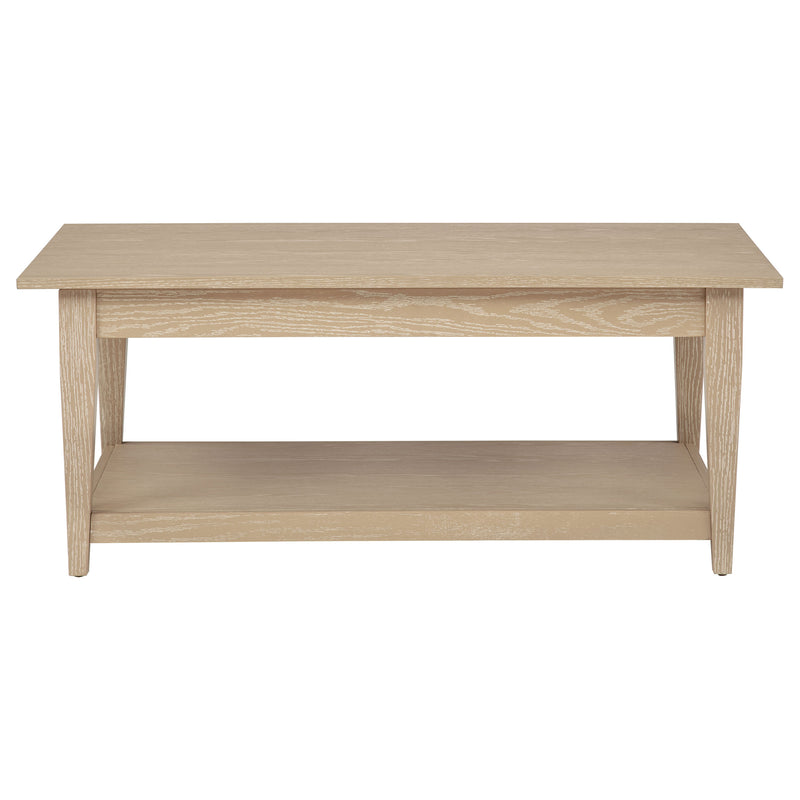 Lindenton 3-piece Wood Lift-Top Coffee and End Table Set Blonde