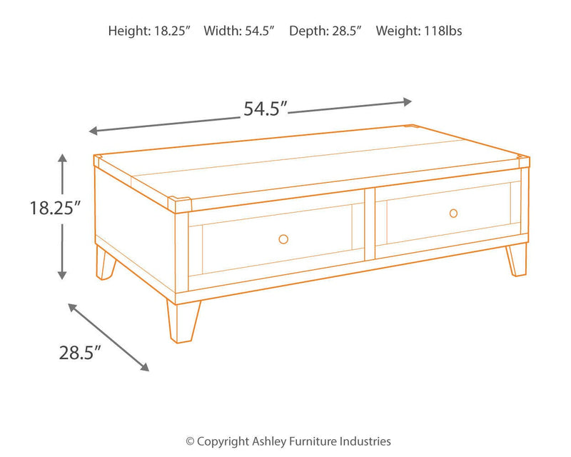 Todoe Lift Top Cocktail Table