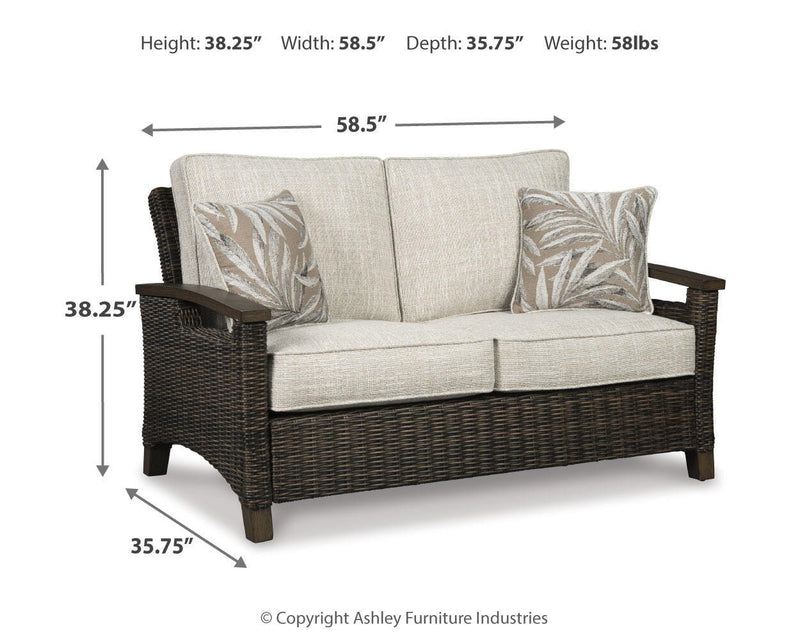 Paradise Trail Loveseat w/Cushion