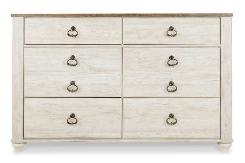 Willowton Six Drawer Dresser