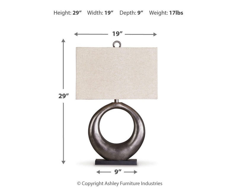 Saria Metal Table Lamp (1/CN)