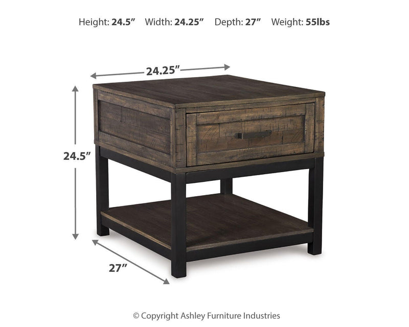 Johurst Rectangular End Table