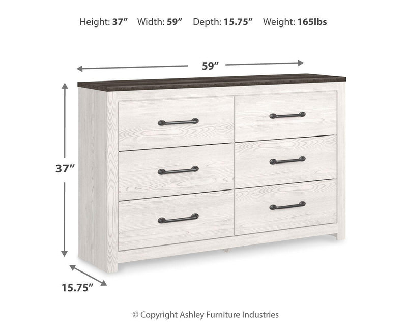 Gerridan Six Drawer Dresser