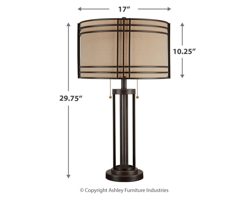 Hanswell Metal Table Lamp (1/CN)