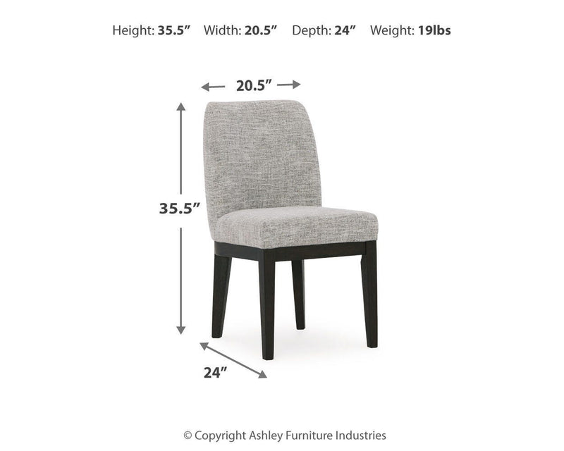 Burkhaus Dining UPH Side Chair (2/CN)
