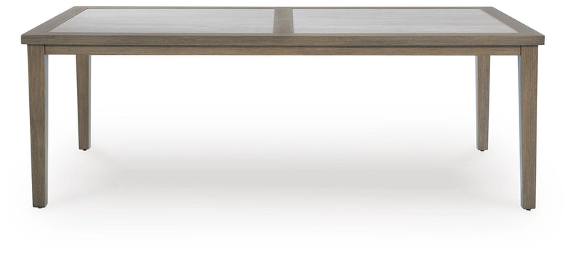Rainier Ranch RECT Dining Table w/UMB OPT