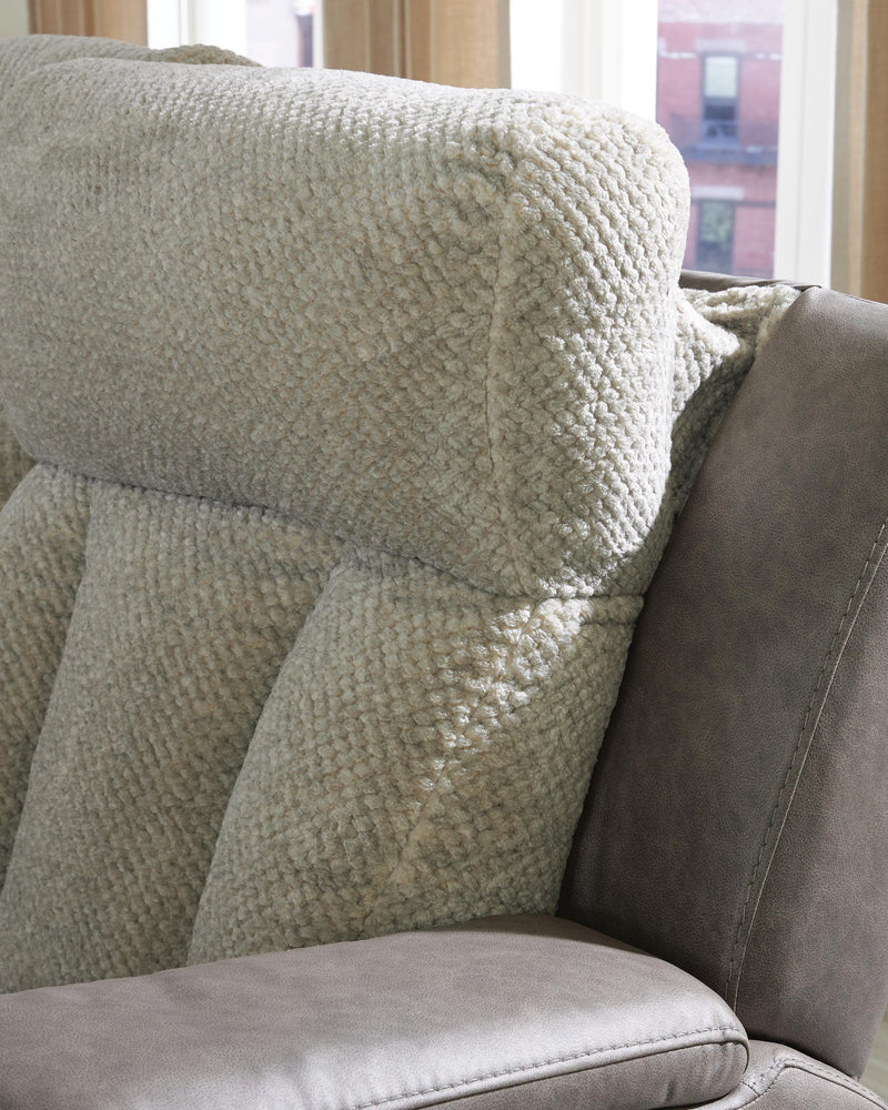 Branthorpe PWR REC Sofa with ADJ Headrest