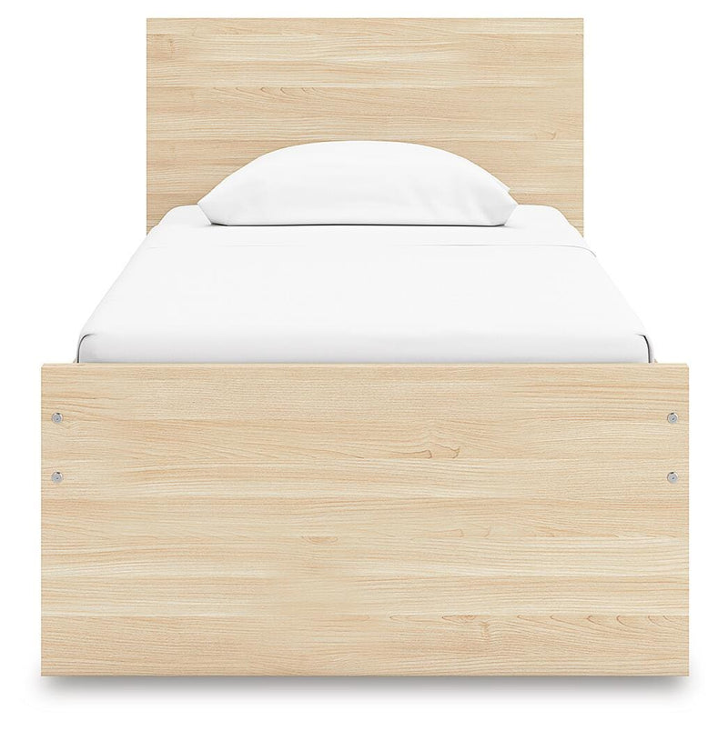 Onita Twin Panel Platform Bed with 1 Side Storage