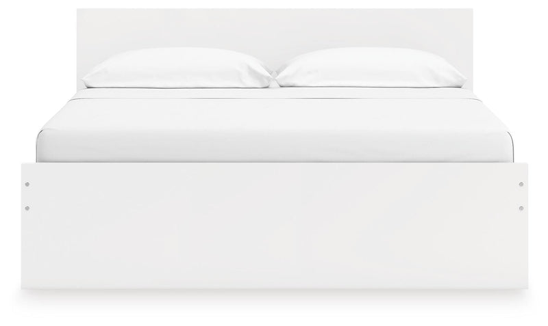 Onita King Panel Platform Bed with 2 Side Storage