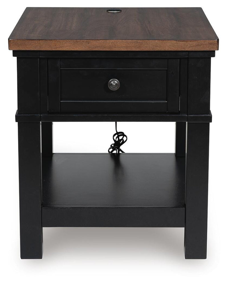 Wildenauer Rectangular End Table