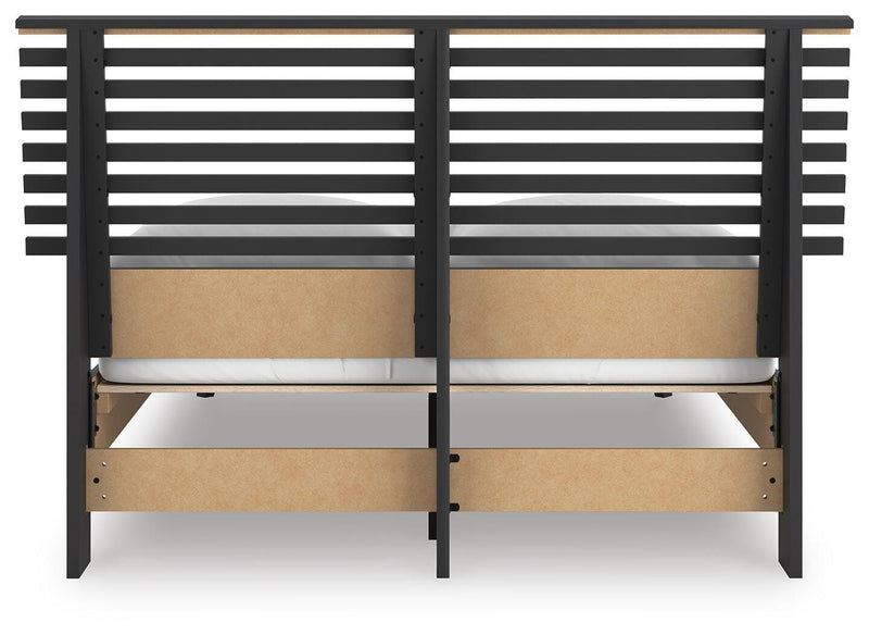 Danziar Full Slat Panel Bed