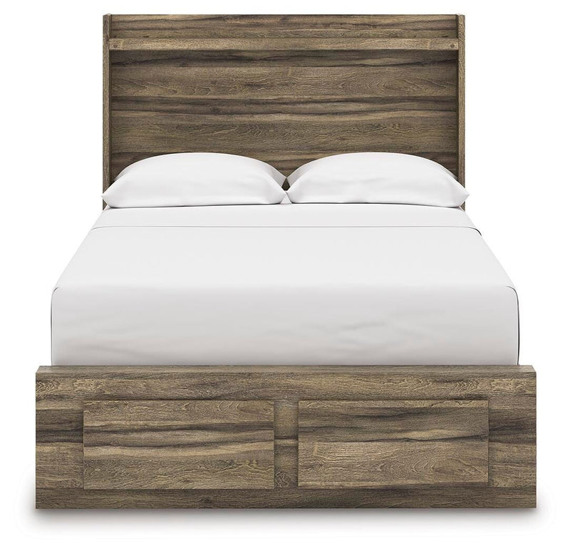 Elbrim Full Panel Storage Bed