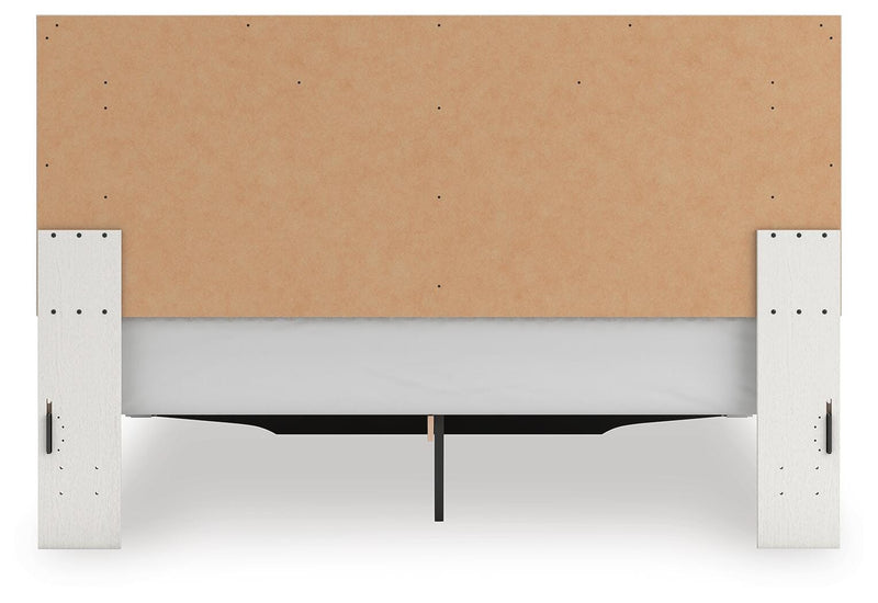 Zuraleus King Upholstered Panel Platform Storage Bed