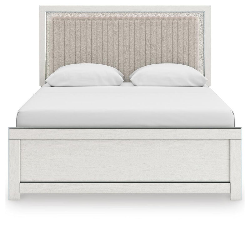 Zuraleus Queen Upholstered Panel Platform Bed