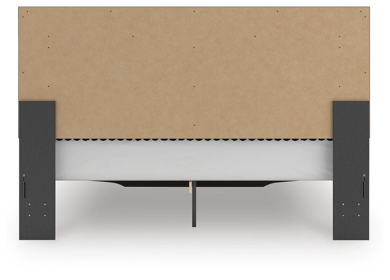 Zuraleus King Upholstered Panel Storage Bed