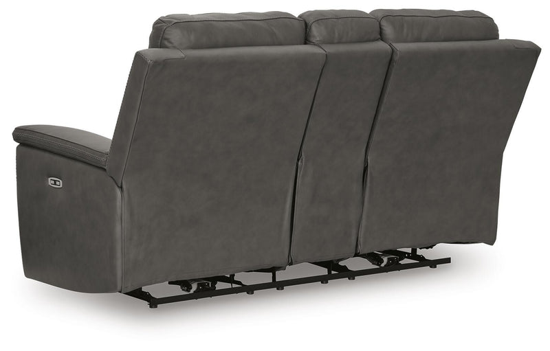 Bleckley PWR REC Loveseat/CON/ADJ HDRST