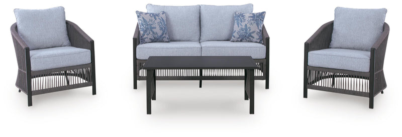 Bridges Beach Love/Chairs/Table Set (4/CN)