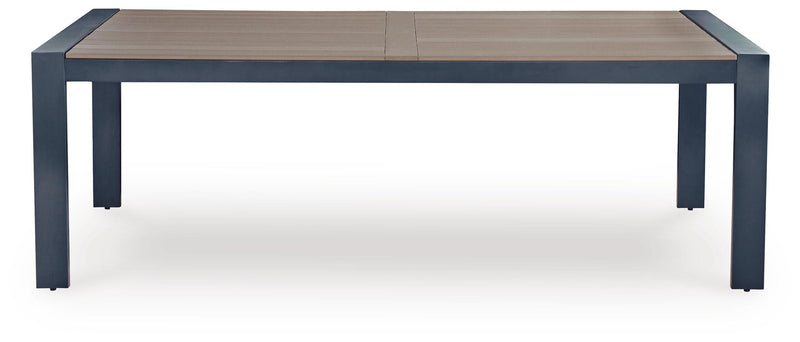 East Beach RECT Dining Table w/UMB OPT