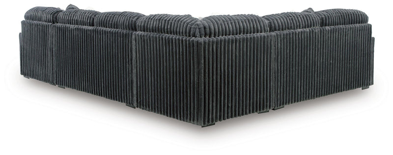 Midnight-Madness 4-Piece Sectional with Chaise