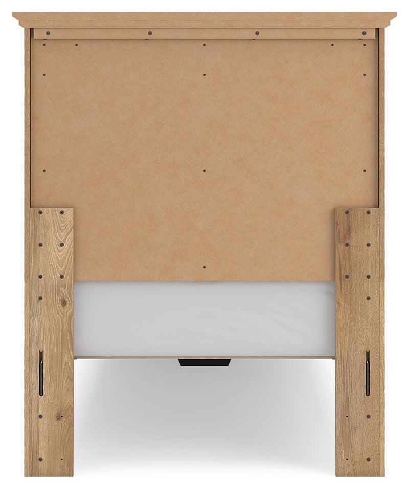 Makidern Twin Panel Storage Bed