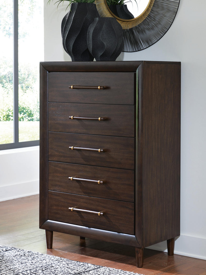 Dantenton Five Drawer Chest