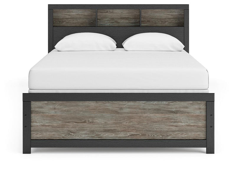 Broachmyn Queen Bookcase Panel Bed