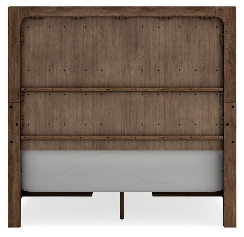 Cabalynn Queen Panel Bed with Storage with Mirrored Dresser, Chest and Nightstand