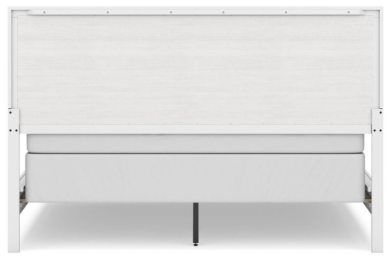 Binterglen California King Panel Bed, Dresser, Mirror, Chest and Nightstand