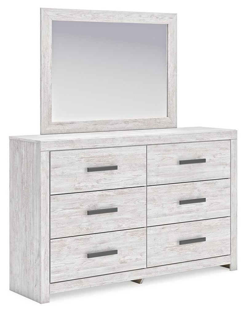 Cayboni Full Panel Bed, Dresser, Mirror, Chest and Nightstand