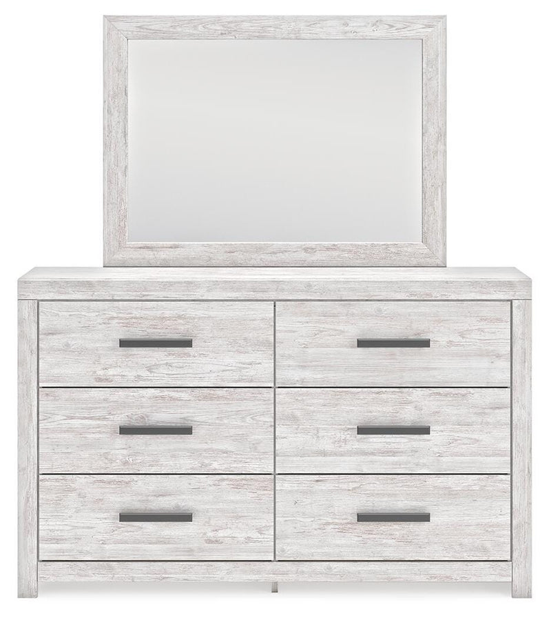 Cayboni Full Panel Bed, Dresser, Mirror, Chest and Nightstand