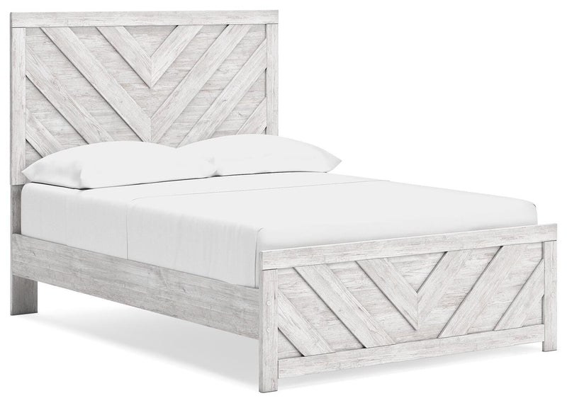 Cayboni Full Panel Bed, Dresser, Mirror, Chest and Nightstand