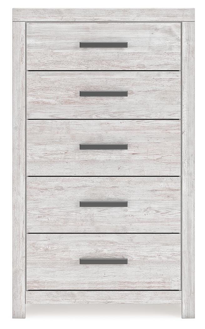 Cayboni Queen Panel Bed, Dresser, Mirror, Chest and Nightstand