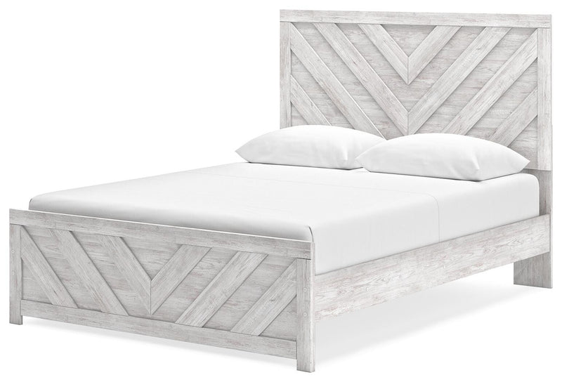 Cayboni Queen Panel Bed, Dresser, Mirror, Chest and Nightstand