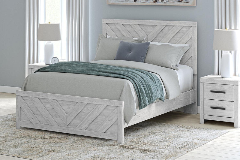 Cayboni Queen Panel Bed, Dresser, Mirror, Chest and Nightstand