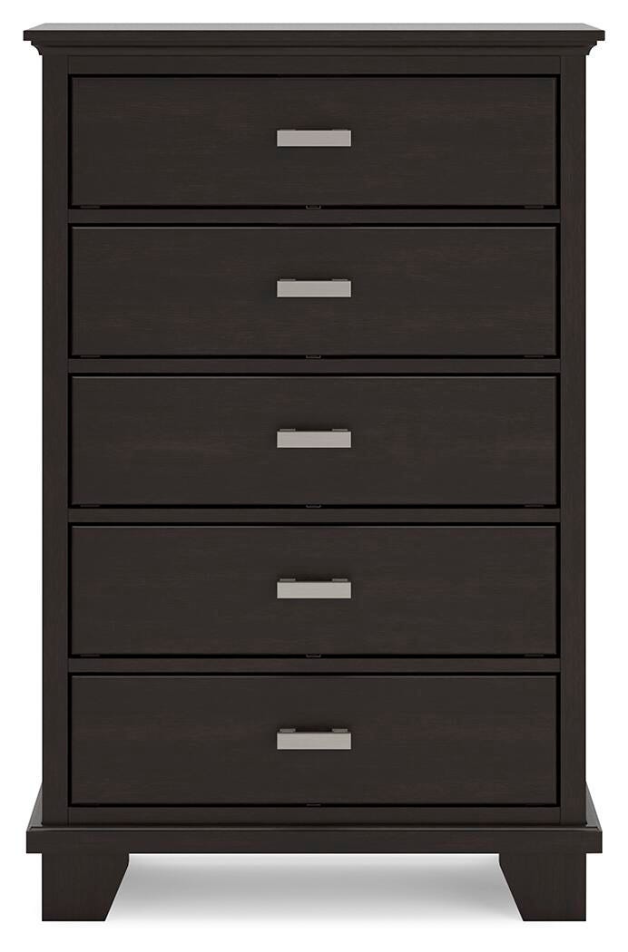 Covetown Twin Panel Bed, Dresser, Mirror, Chest and Nightstand