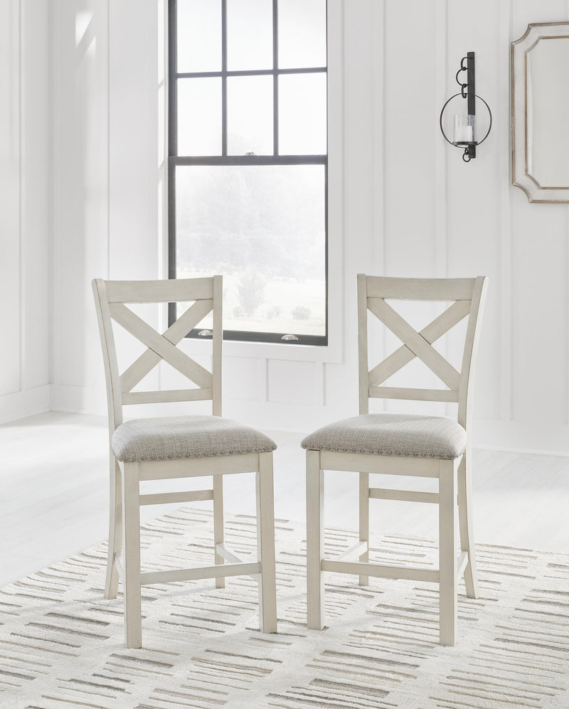 Robbinsdale Counter Height Dining Table and 8 Barstools
