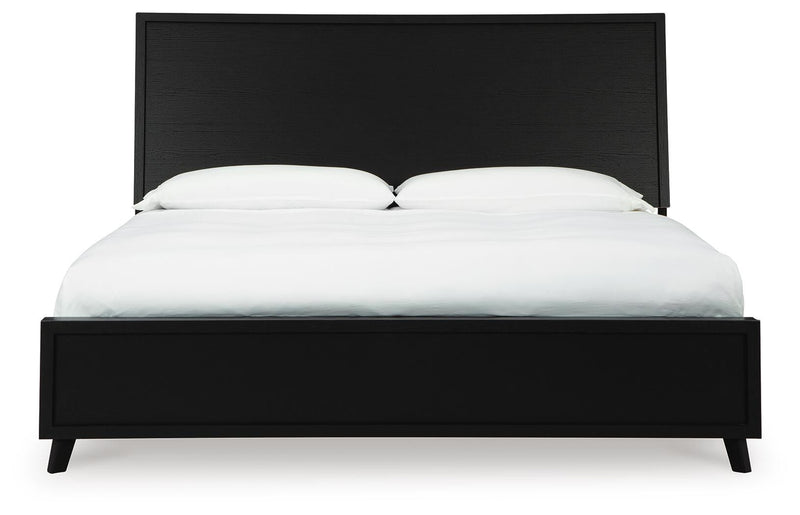 Danziar King Panel Bed, Dresser, Mirror, Chest and Nightstand