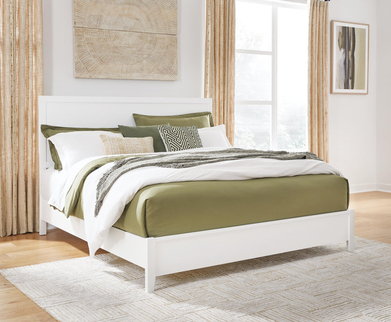 Binterglen King Panel Bed, Dresser, Mirror, Chest and Nightstand