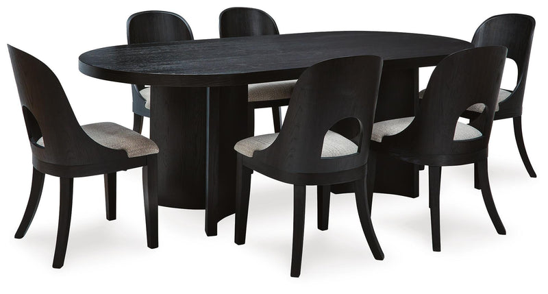 Rowanbeck Dining Table and 6 Chairs