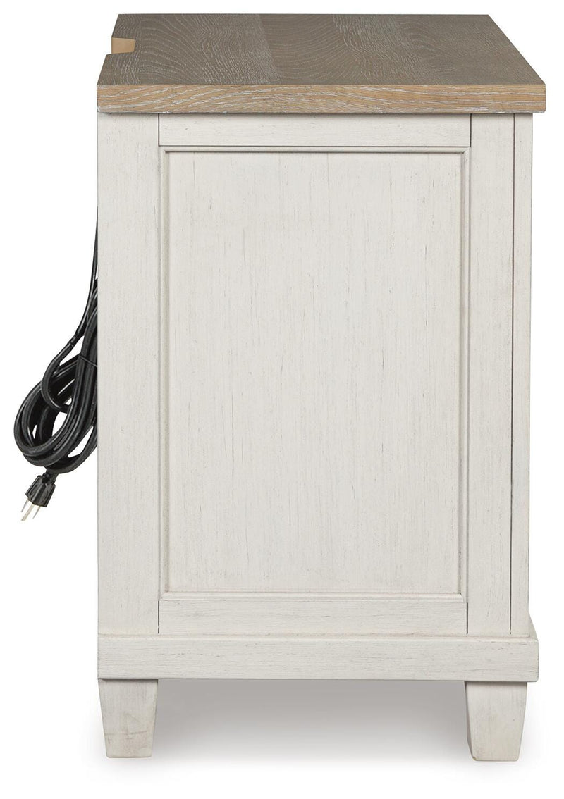 Shaybrock King Panel Bed, Dresser, Mirror and Nightstand