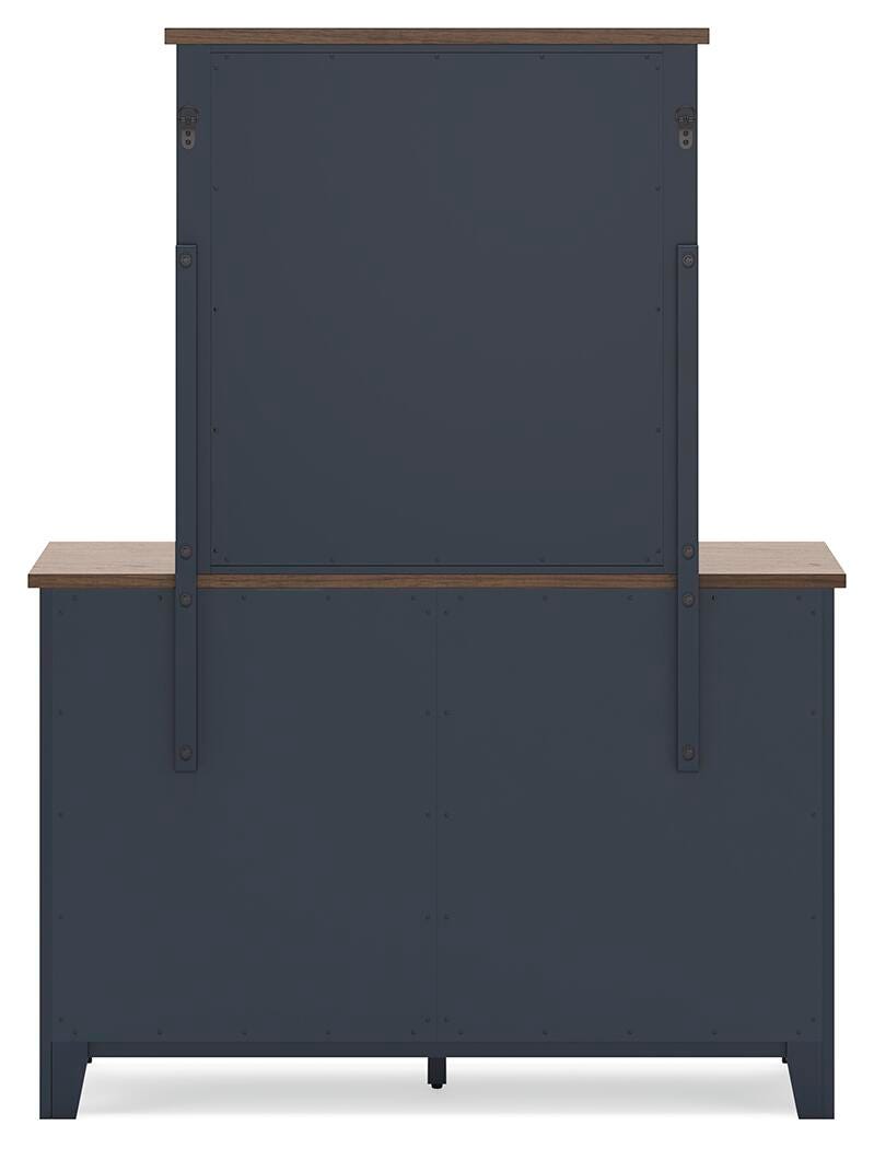 Landocken Queen Panel Bed, Dresser, Mirror, Chest and Nightstand