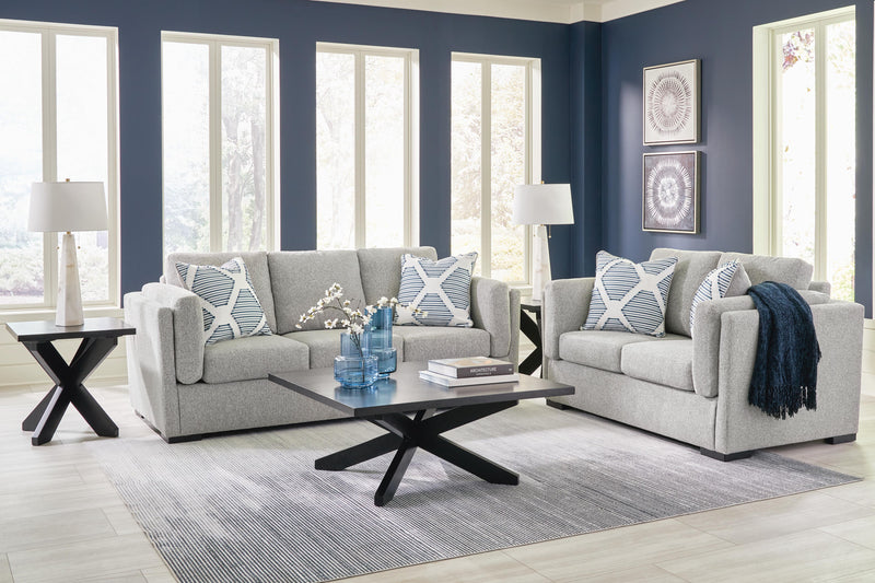 Evansley Sofa and Loveseat