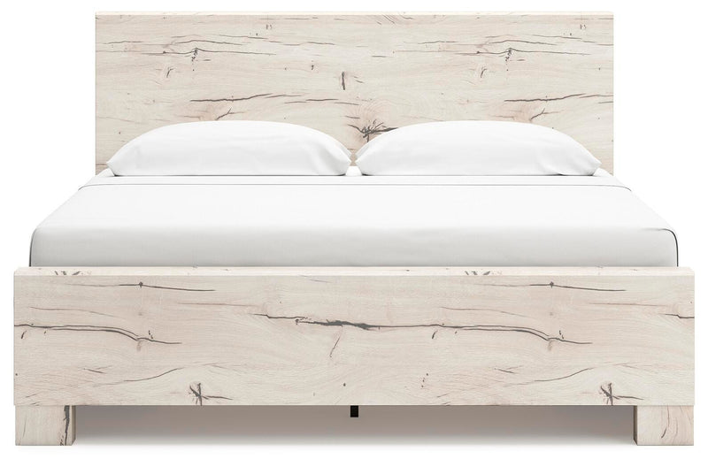 Lawroy King Panel Bed with Storage, Dresser, Mirror, Chest and Nightstand