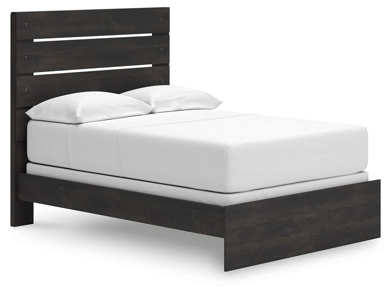 Hollivern Full Panel Bed, Dresser, Mirror and Nightstand