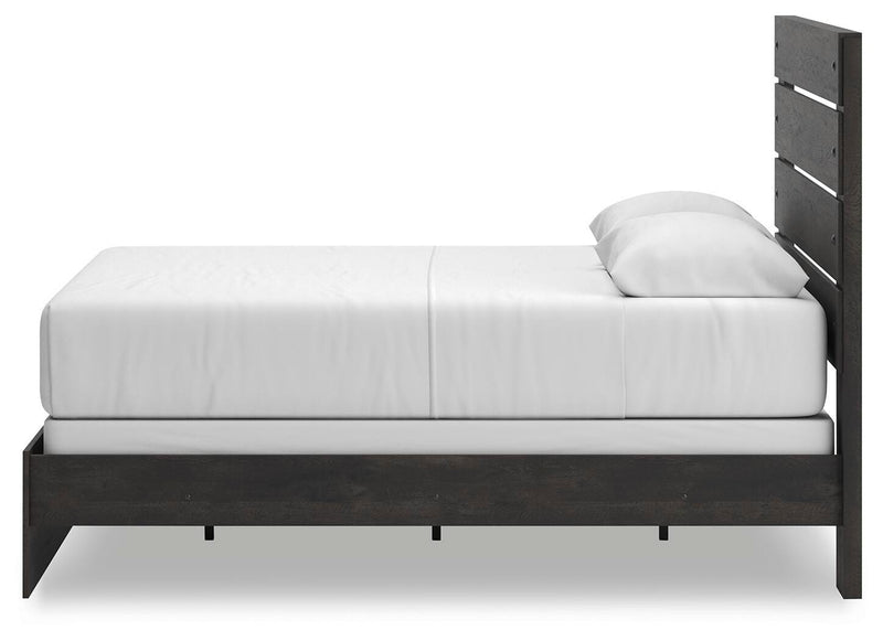 Hollivern Queen Panel Bed, Dresser and Mirror