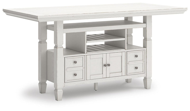 Robbinsdale Counter Height Dining Table and 6 Barstools