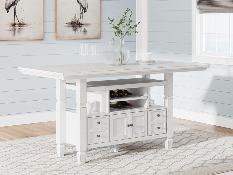 Robbinsdale Counter Height Dining Table and 6 Barstools